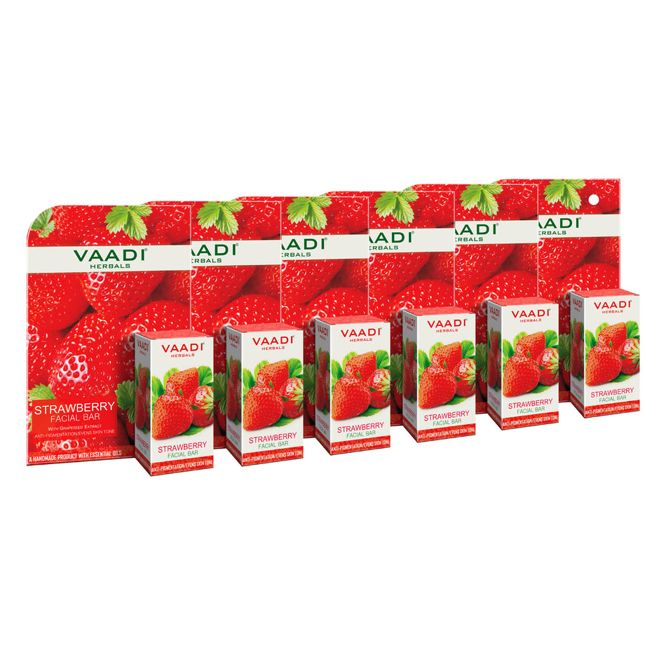 Organic Strawberry Facial Bar with Grapeseed Extract