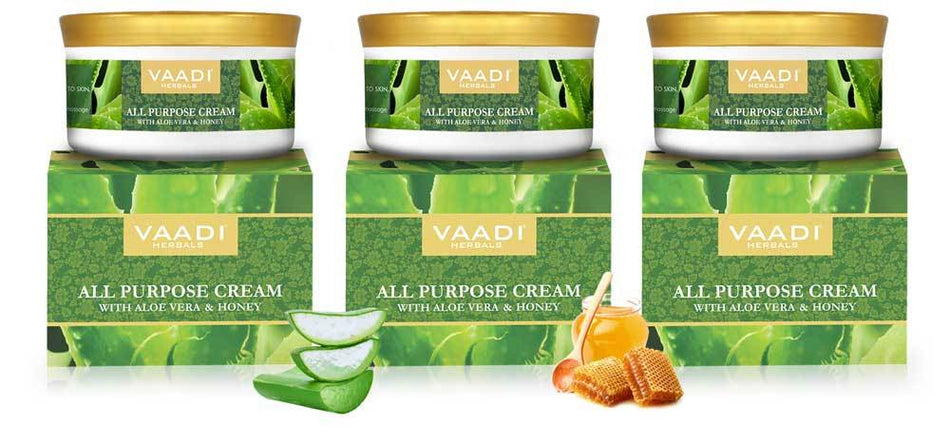 Organic All Purpose Cream with Aloe Vera, Honey & Manjistha