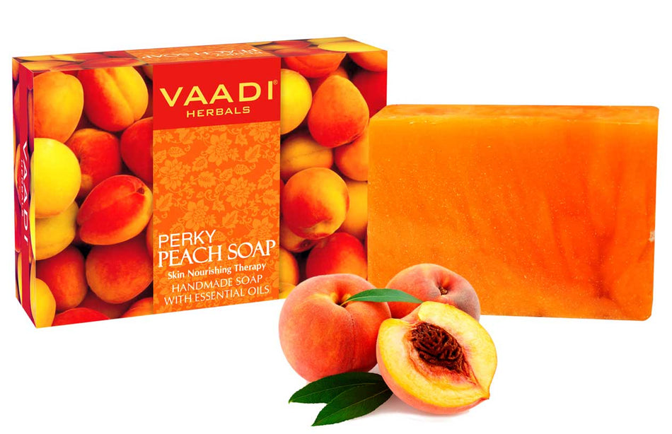 Organic Perky Peach Soap with Almond Oil