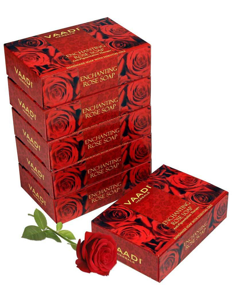Enchanting Organic Rose Soap with Mulberry Extract